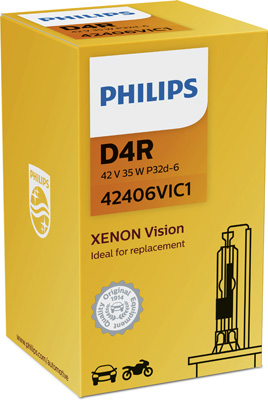 42406VIC1 PHILIPS Xenonová výbojka D4R (řada Xenon Vision) | 42V 35W | 4300K | 42406VIC1 PHILIPS