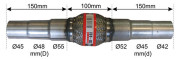 265-003 Flexibilní trubka, výfukový systém KLOKKERHOLM