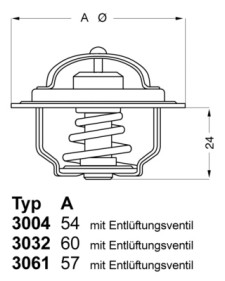 3004.92D1 Termostat, chladivo BorgWarner (Wahler)