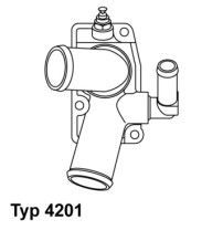 4201.92D Termostat, chladivo BorgWarner (Wahler)