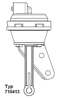 710413 Ventil pro řízení podtlaku, recirkulace výfukových plyn BorgWarner (Wahler)