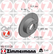 100.1237.20 Brzdový kotouč COAT Z ZIMMERMANN