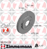 100.1241.20 Brzdový kotouč COAT Z ZIMMERMANN