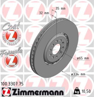 100.3307.75 Brzdový kotouč FORMULA Z BRAKE DISC ZIMMERMANN