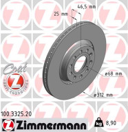 100.3325.20 Brzdový kotouč COAT Z ZIMMERMANN