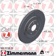 100.3338.20 Brzdový kotouč COAT Z ZIMMERMANN