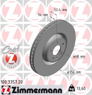 100.3357.20 Brzdový kotouč COAT Z ZIMMERMANN