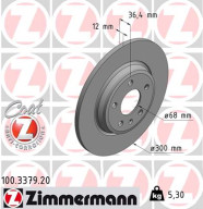 100.3379.20 Brzdový kotouč COAT Z ZIMMERMANN