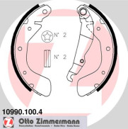 10990.100.4 ZIMMERMANN sada brzdových čeľustí 10990.100.4 ZIMMERMANN