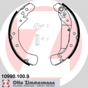 10990.100.9 ZIMMERMANN sada brzdových čeľustí 10990.100.9 ZIMMERMANN