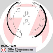 10990.103.0 ZIMMERMANN sada brzdových čeľustí 10990.103.0 ZIMMERMANN