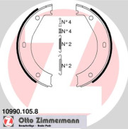 10990.105.8 ZIMMERMANN sada brzd. čeľustí parkov. brzdy 10990.105.8 ZIMMERMANN