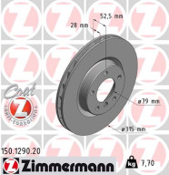 150.1290.20 Brzdový kotouč COAT Z ZIMMERMANN