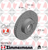 150.1296.52 Brzdový kotouč SPORT BRAKE DISC COAT Z ZIMMERMANN