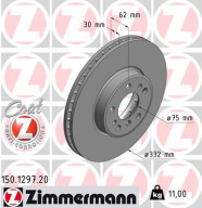 150.1297.20 Brzdový kotouč COAT Z ZIMMERMANN