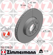 150.1298.20 Brzdový kotouč COAT Z ZIMMERMANN