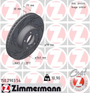 150.2903.54 Brzdový kotouč BLACK Z ZIMMERMANN