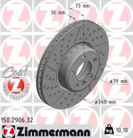 150.2906.32 Brzdový kotouč FORMULA F COAT Z ZIMMERMANN