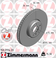 150.2914.20 Brzdový kotouč COAT Z ZIMMERMANN