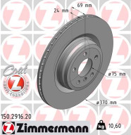 150.2916.20 Brzdový kotouč COAT Z ZIMMERMANN