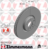 150.2917.20 Brzdový kotouč COAT Z ZIMMERMANN