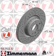 150.2922.32 Brzdový kotouč FORMULA F COAT Z ZIMMERMANN