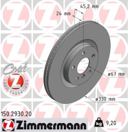 150.2930.20 Brzdový kotouč COAT Z ZIMMERMANN