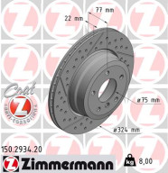 150.2934.20 Brzdový kotouč COAT Z ZIMMERMANN