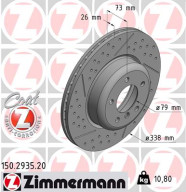 150.2935.20 Brzdový kotouč COAT Z ZIMMERMANN