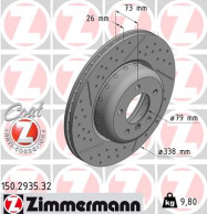 150.2935.32 Brzdový kotouč FORMULA F COAT Z ZIMMERMANN