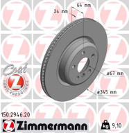 150.2946.20 Brzdový kotouč COAT Z ZIMMERMANN