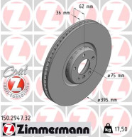 150.2947.32 Brzdový kotouč FORMULA F COAT Z ZIMMERMANN