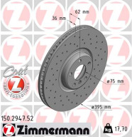 150.2947.52 Brzdový kotouč SPORT BRAKE DISC COAT Z ZIMMERMANN