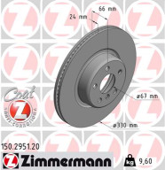 150.2951.20 Brzdový kotouč COAT Z ZIMMERMANN