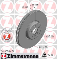 150.2954.20 Brzdový kotouč COAT Z ZIMMERMANN