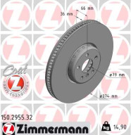 150.2955.32 Brzdový kotouč FORMULA F COAT Z ZIMMERMANN