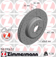 150.2956.52 Brzdový kotouč SPORT BRAKE DISC COAT Z ZIMMERMANN