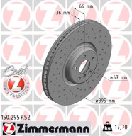 150.2957.52 Brzdový kotouč SPORT BRAKE DISC COAT Z ZIMMERMANN