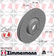 150.2958.52 Brzdový kotouč SPORT BRAKE DISC COAT Z ZIMMERMANN