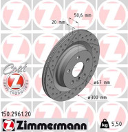 150.2961.20 Brzdový kotouč COAT Z ZIMMERMANN