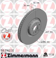 150.2962.32 Brzdový kotouč FORMULA F COAT Z ZIMMERMANN