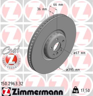 150.2963.32 Brzdový kotouč FORMULA F COAT Z ZIMMERMANN