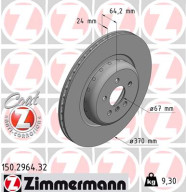 150.2964.32 Brzdový kotouč FORMULA F COAT Z ZIMMERMANN