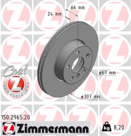 150.2965.20 Brzdový kotouč COAT Z ZIMMERMANN