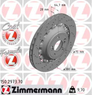 150.2973.70 Brzdový kotouč FORMULA Z BRAKE DISC ZIMMERMANN