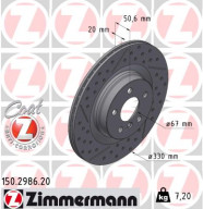 150.2986.20 Brzdový kotouč COAT Z ZIMMERMANN