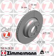 150.3428.20 Brzdový kotouč COAT Z ZIMMERMANN