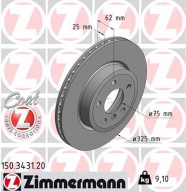 150.3431.20 Brzdový kotouč COAT Z ZIMMERMANN