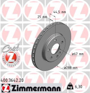 400.3642.20 Brzdový kotouč COAT Z ZIMMERMANN