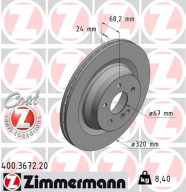 400.3672.20 Brzdový kotouč COAT Z ZIMMERMANN